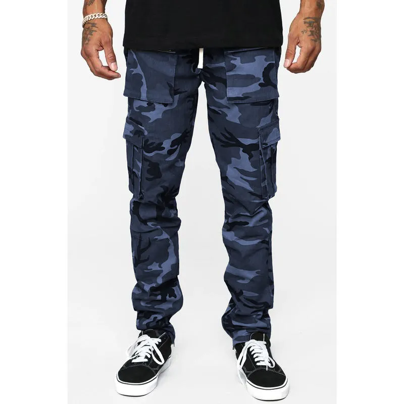 Men's Camo Print Cargo Pants
