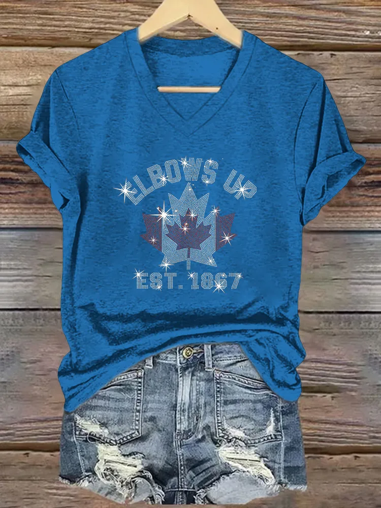 Women'S Elbows Up Est 1867 T-Shirt
