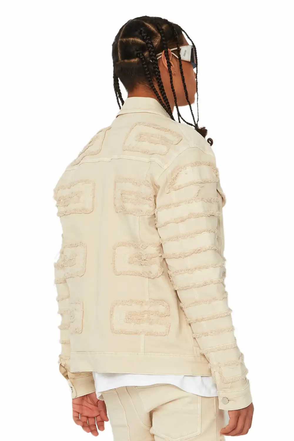 Shake Beige Denim Jacket