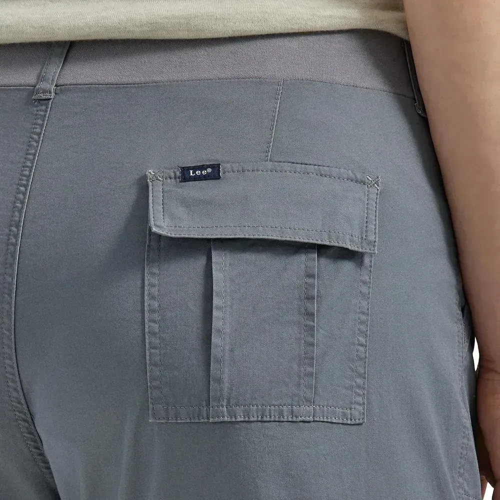 Lee Women's Plus Size Ultra Lux Comfort with Flex-to-go Cargo Capri Pant