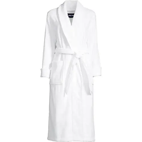 Women's Cotton Terry Long Spa Bath Robe