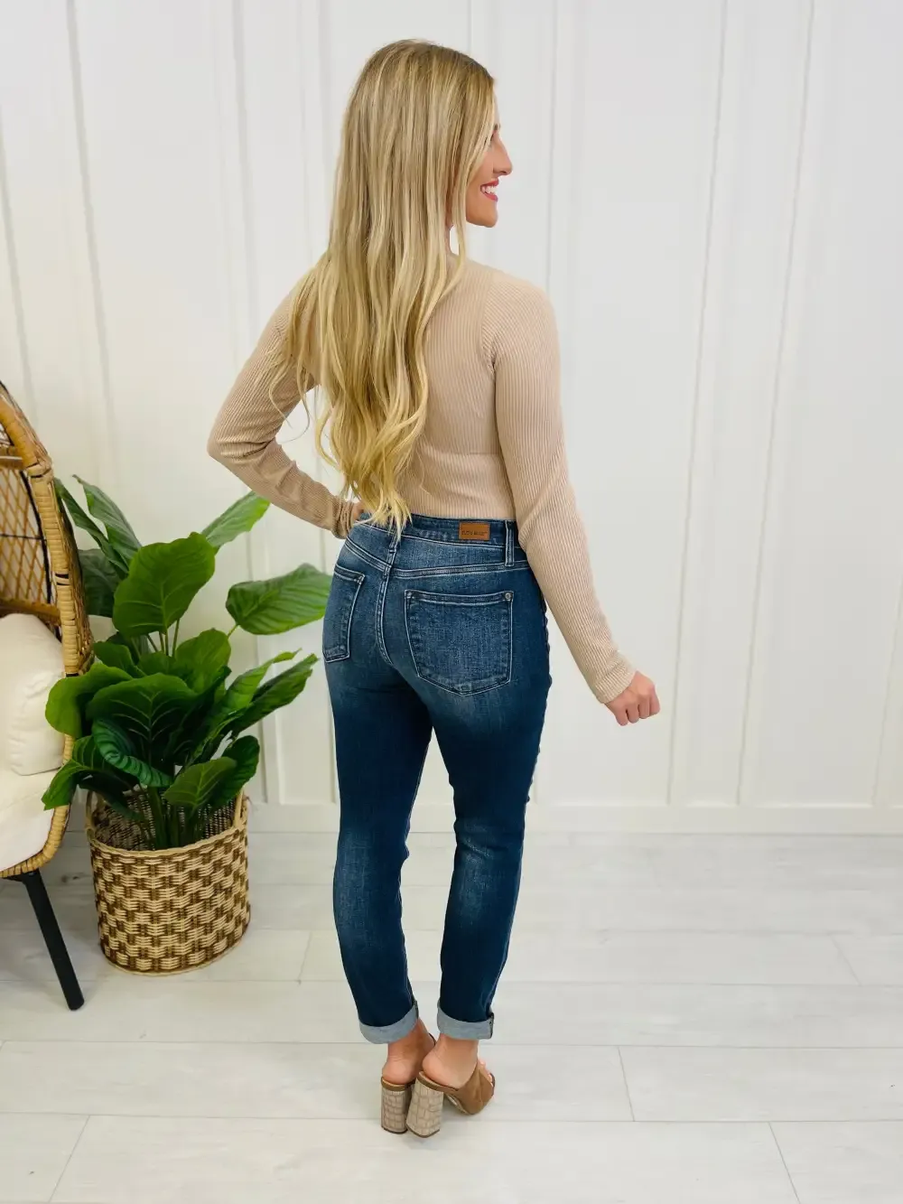 Judy Blue Plus/Reg Simply Perfect Non Distressed Slim Fit Jeans