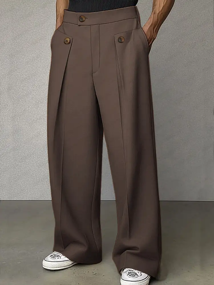 Smart Casual Tailored High Waist Pants