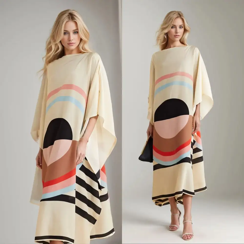 Merino - Coco Bella MIDI  Kaftan Dress