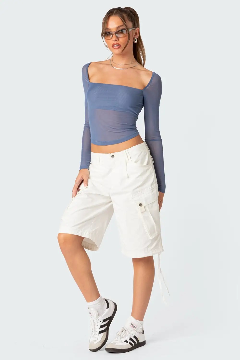 Marta Mesh Top