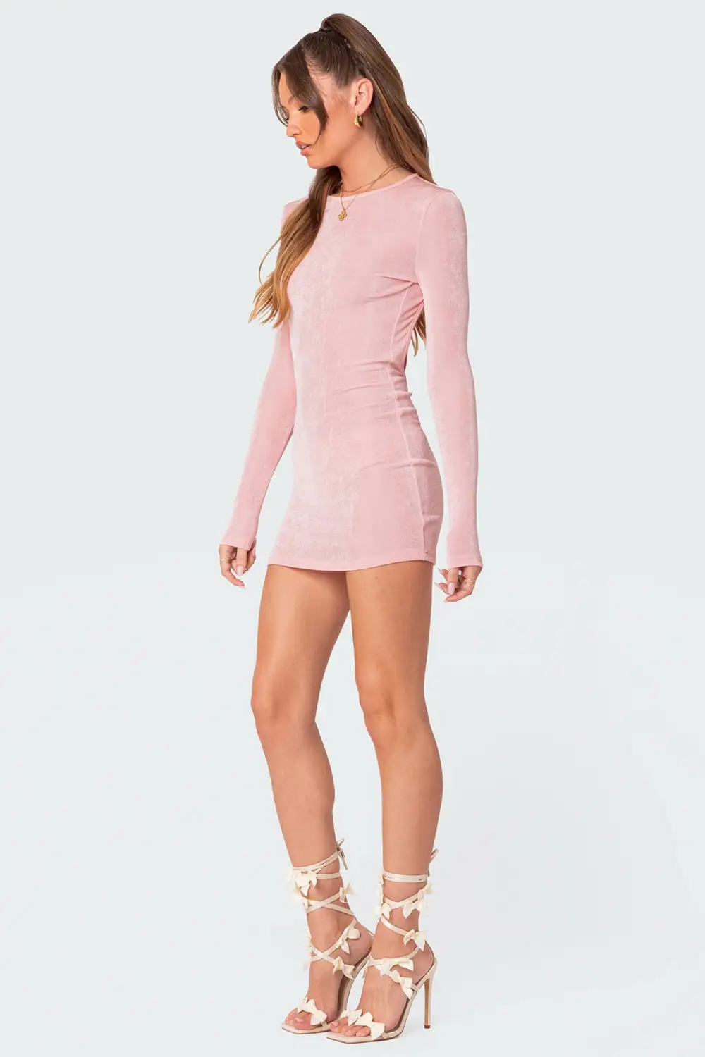 Alaric Open Back Mini Dress