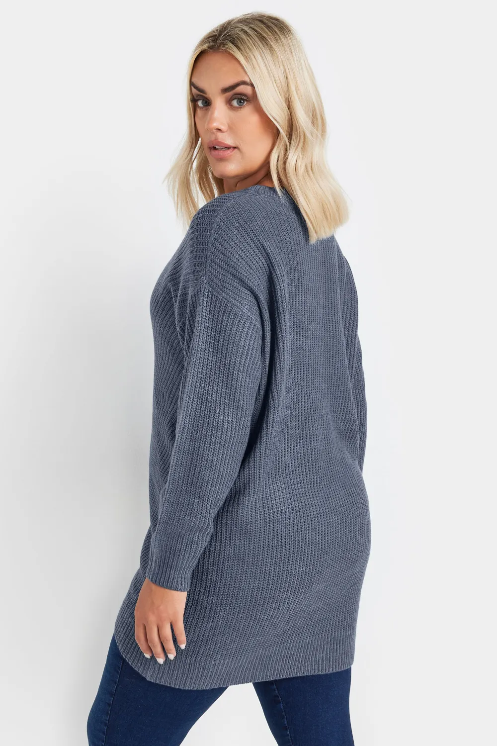 YOURS Curve Pink Essential Knitted Jumper
