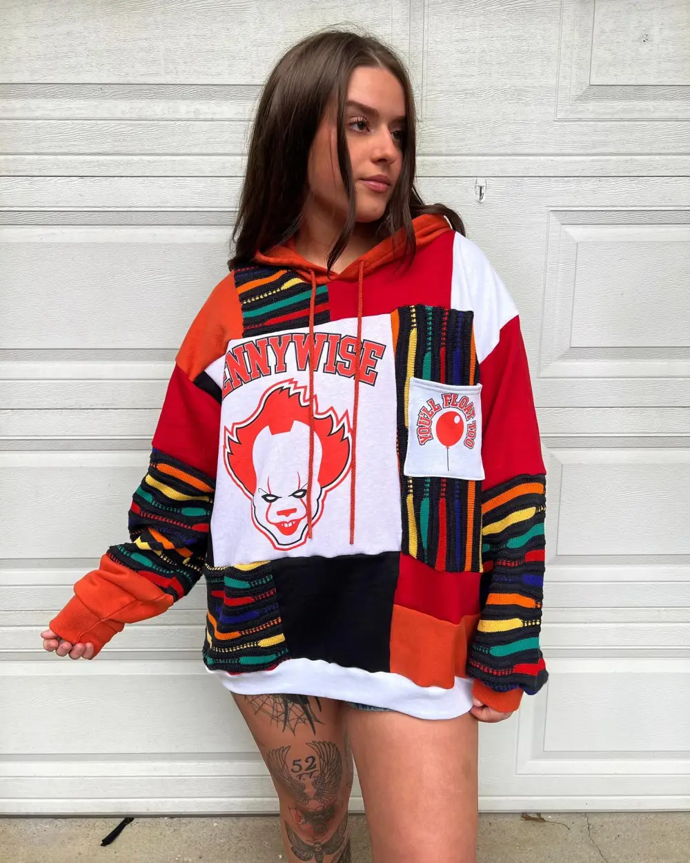Red hoodie sweatshirts how perfect and cozy piece for your Halloween day