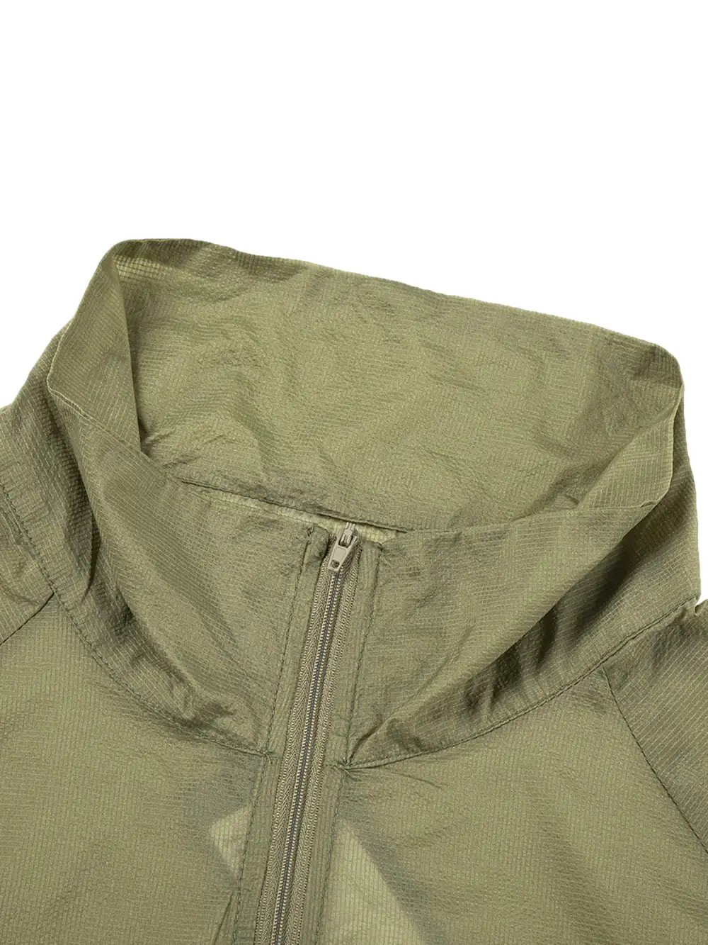 Badge-embellished Stand Collar Half-zip Hoodie
