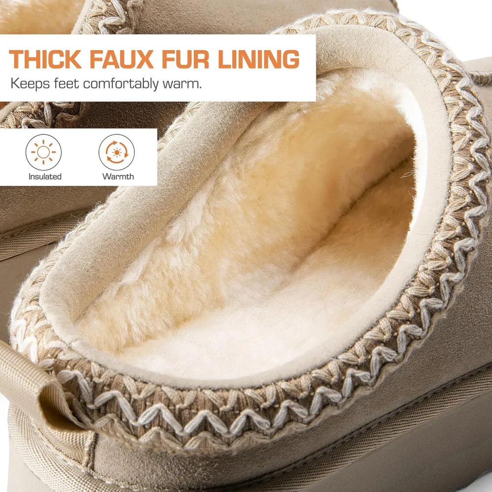 Women's Platform Slip-on Slippers