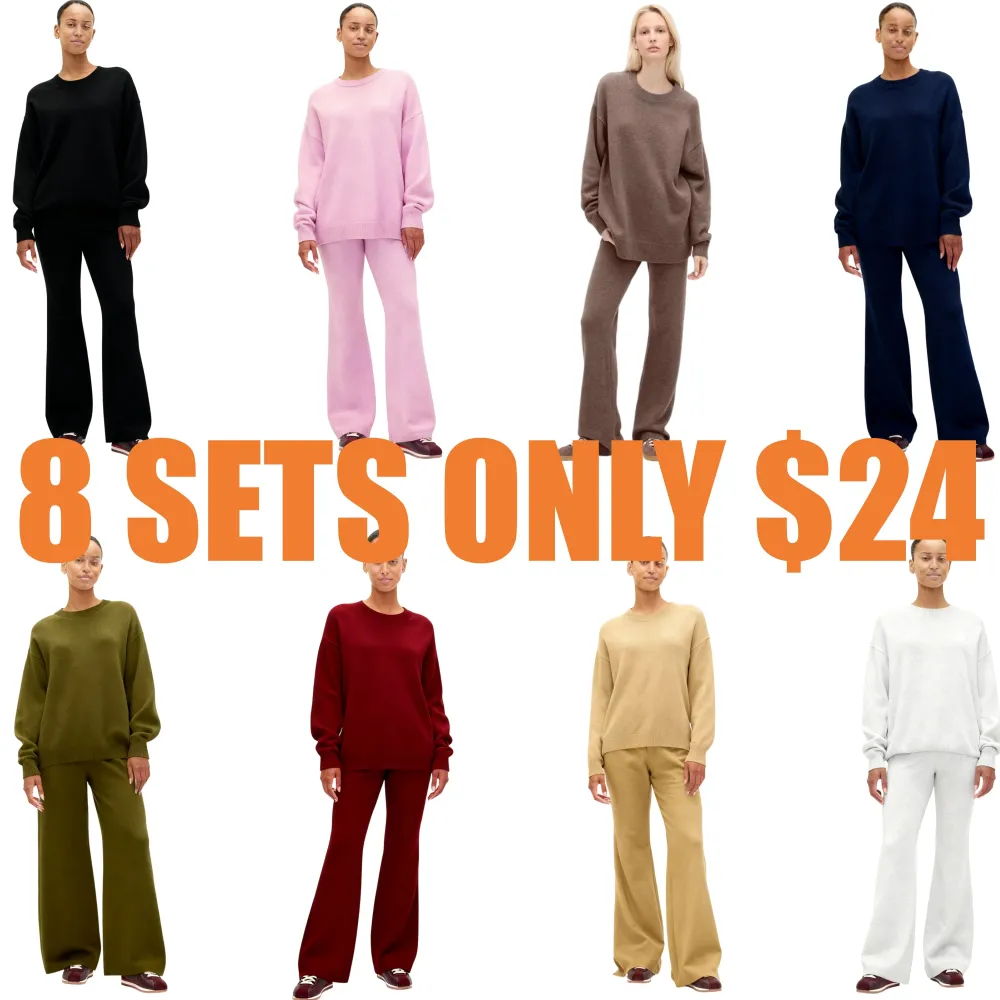 Women's Cash Soft Sweater&Pants Set