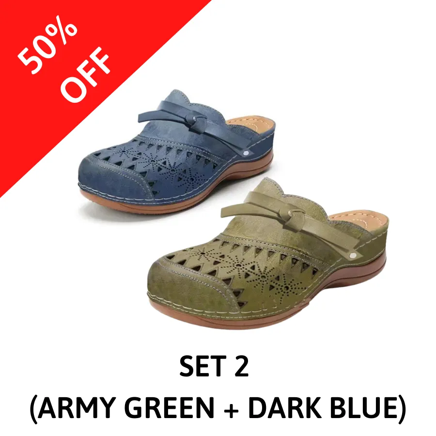 Limited Edition Women Orthopedic Hollow Carved Diabetic Walking Sandals