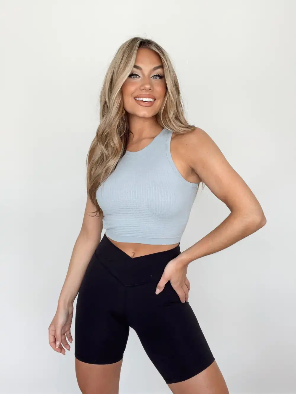 Waffle Crop Tank