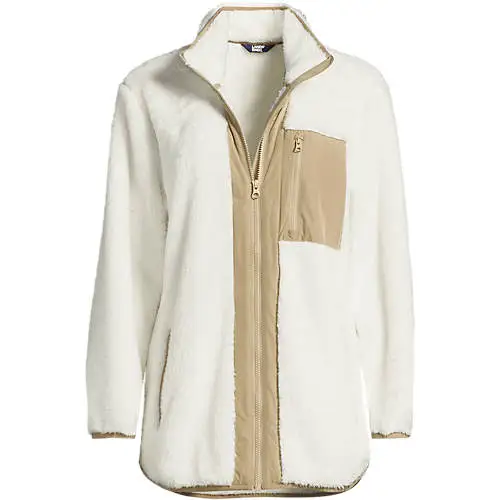 Women's Full Zip Cozy Sherpa Fleece Jacket
