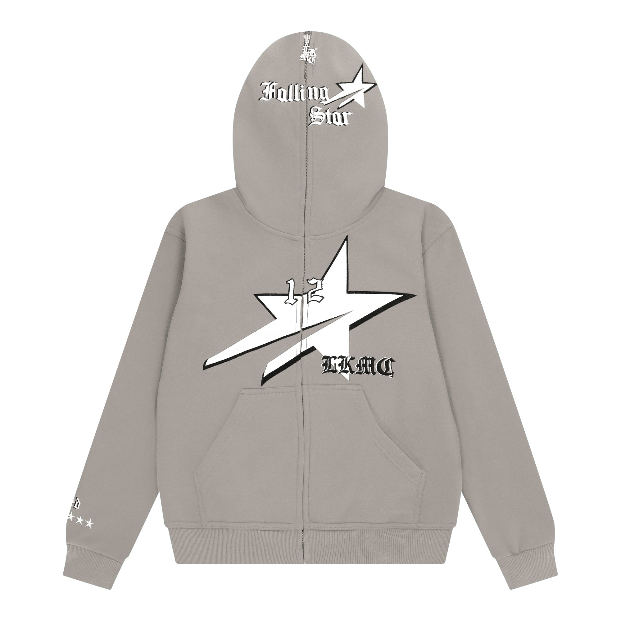 StarBoy Grey Full Zip Hoodie