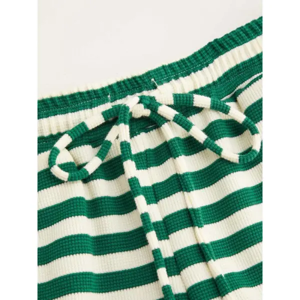 Mid Rise Striped Knotted Wide Leg Trousers (Just $3 Each!)