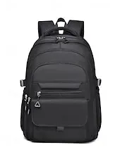 Women's Waterproof and Scratch-resistant Nylon Backpack - Large Capacity College Style School Bag with Multi-pocket Design, Suitable for Teenagers to Go to School and Daily Commuting