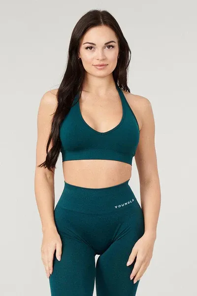 W328 - CORE SEAMLESS HALTER SPORTS BRA