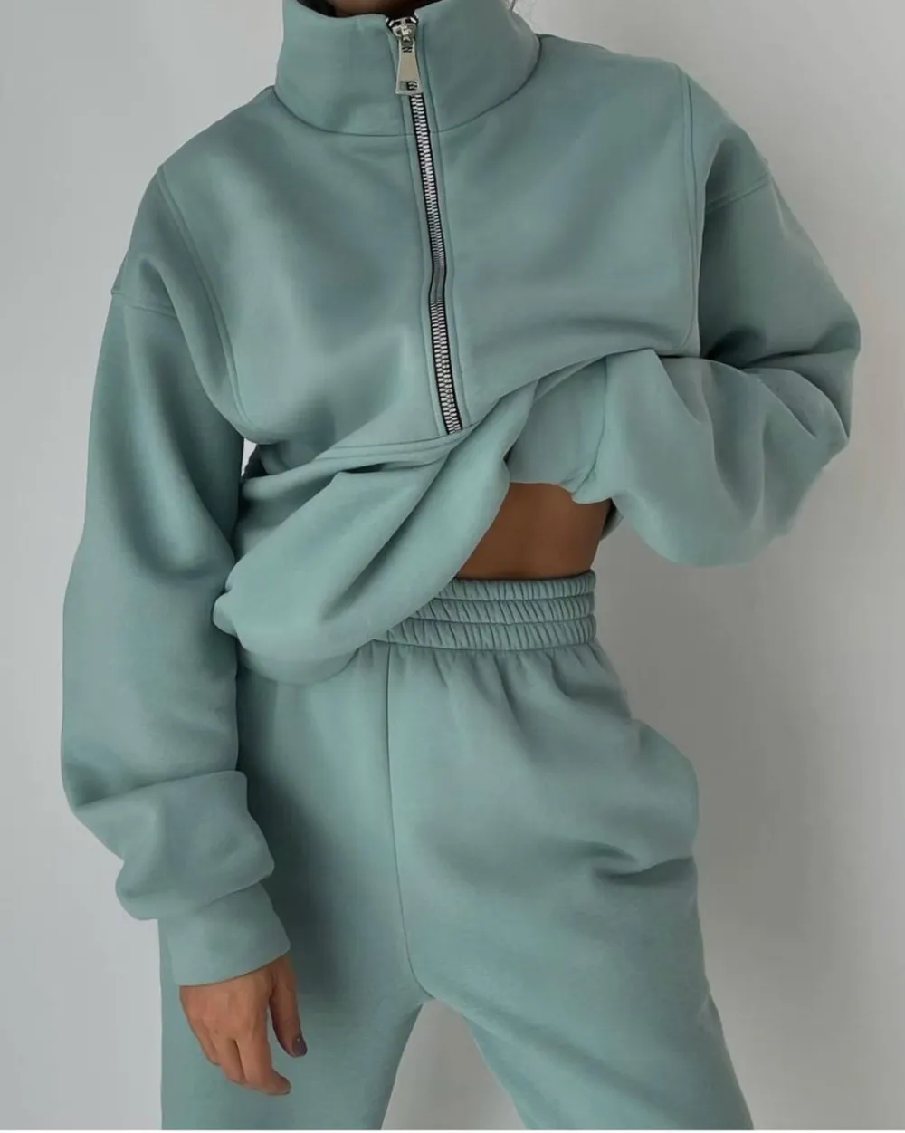 Fashion fleece sports and leisure three-piece set