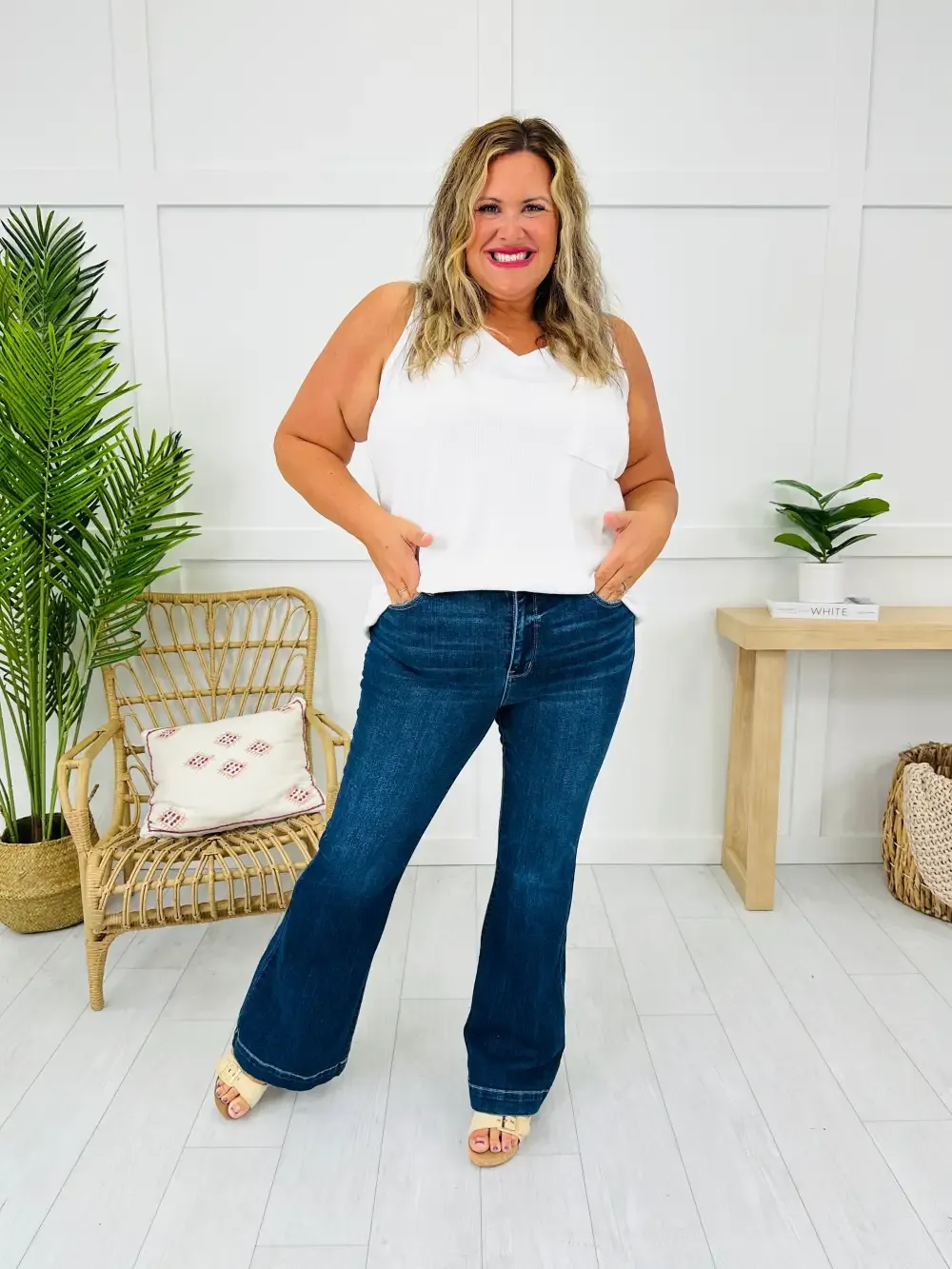 Judy Blue Polished Perfection Trouser Flares