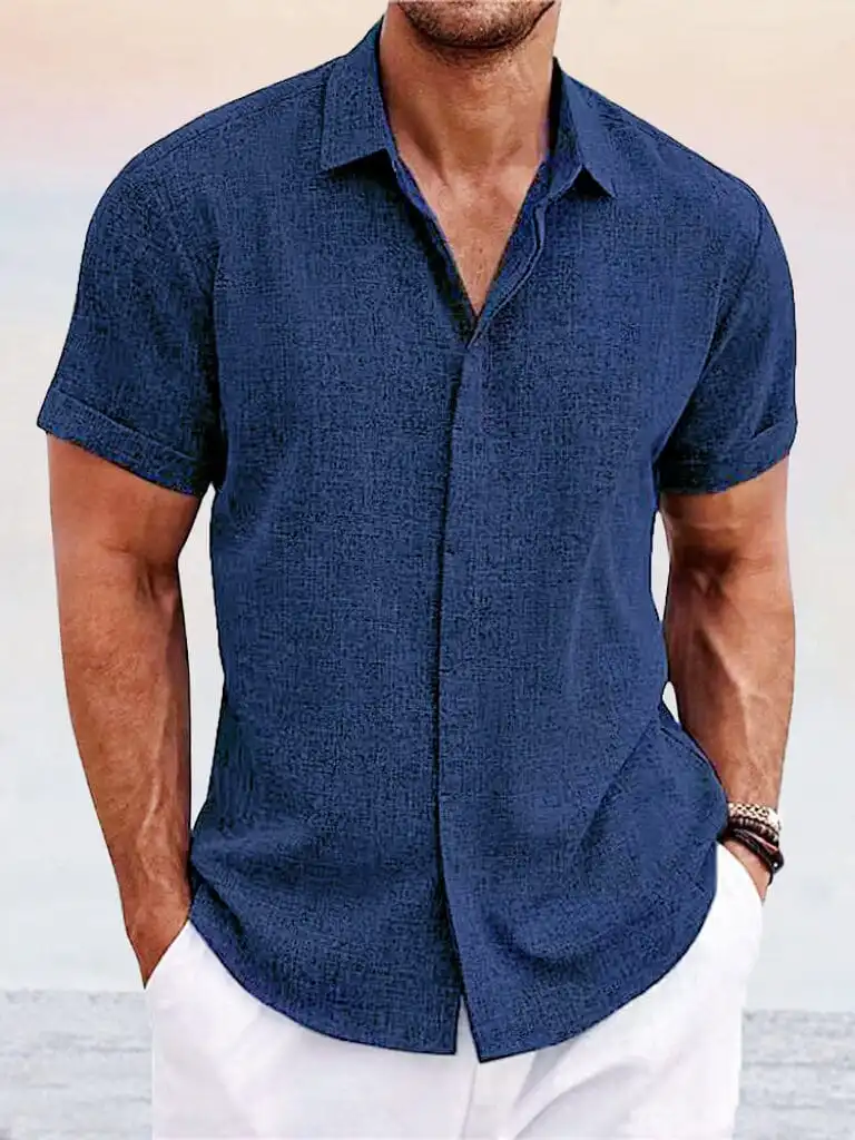 Casual Cotton Linen Shirt