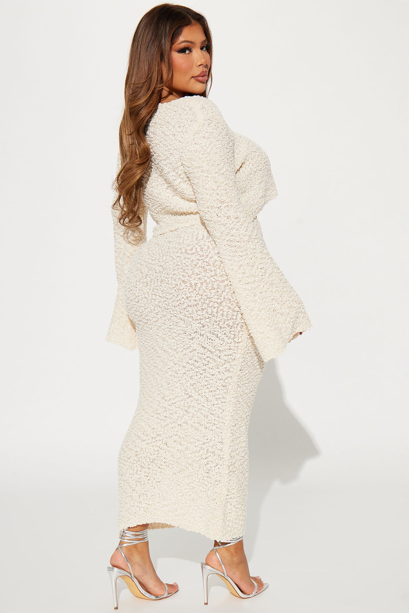 Shanelle Sweater Skirt Set - Ivory