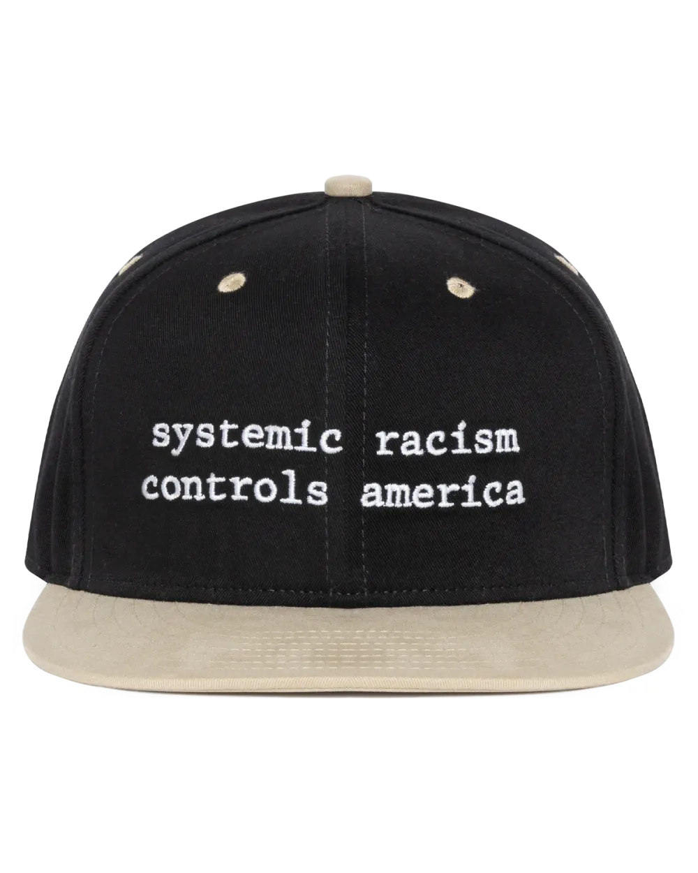Systemic Racism Controls America Hat Black