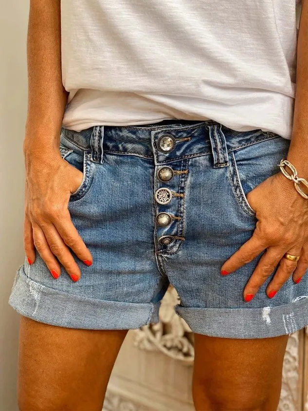 Casual Denim short With Pockets