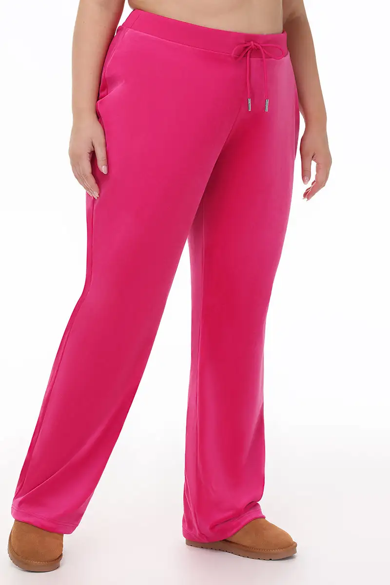 Technicolor Big Bling Velour Track Pants