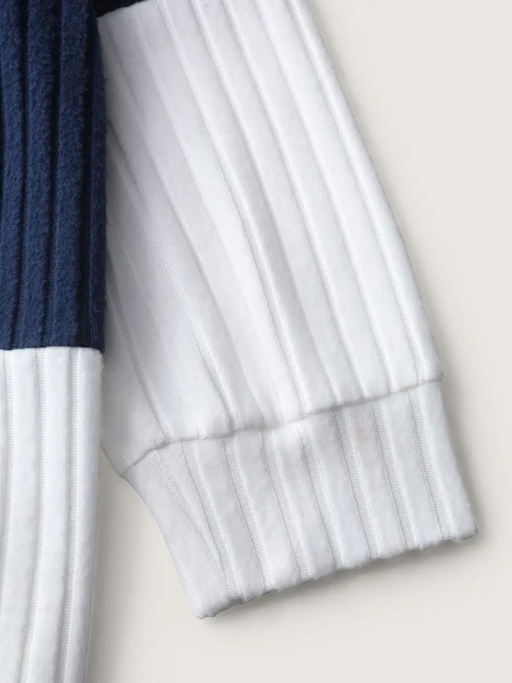 Stripe Ribbed Button Placket T-Shirt