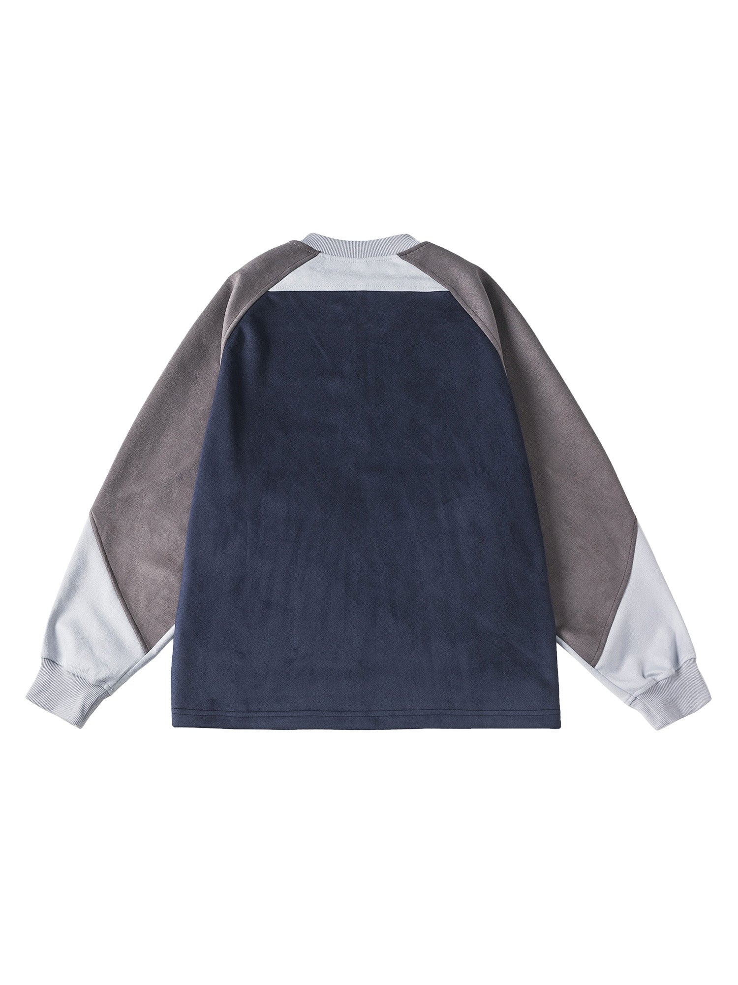 American Retro Patchwork Long-sleeved T-shirt