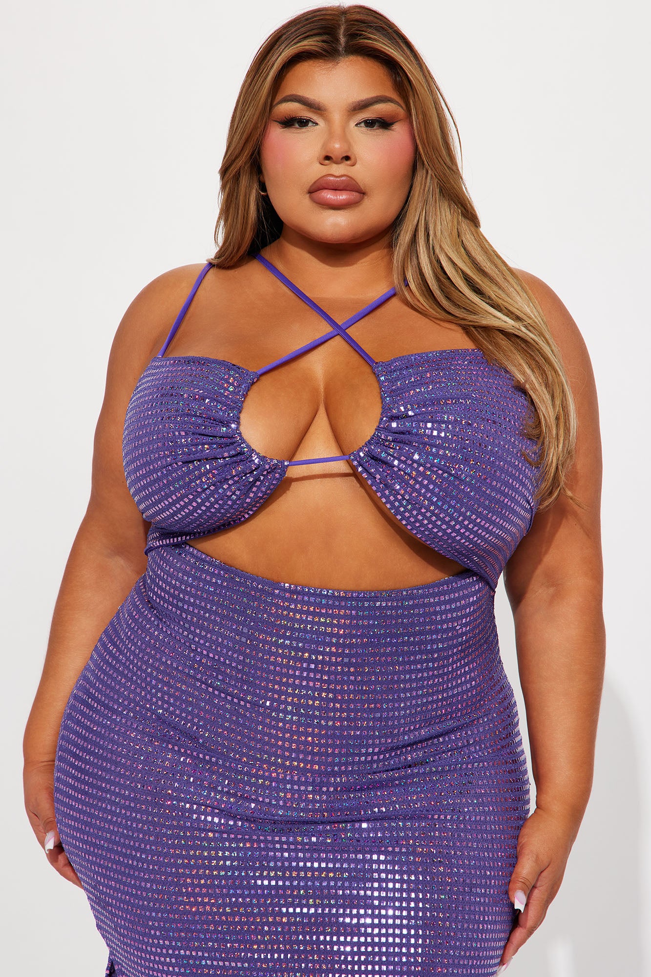Tesoro Maxi Dress - Purple