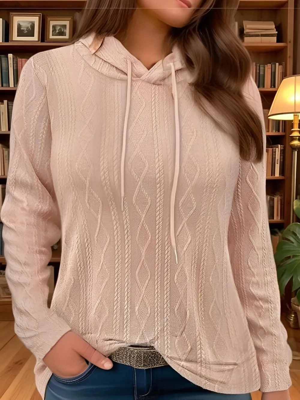 Women's Hoodie Sweatshirt Elegant Fashion Plain Work Dailywear Casual Hooded Long Sleeve Black Pink Red Gray Fall Winter