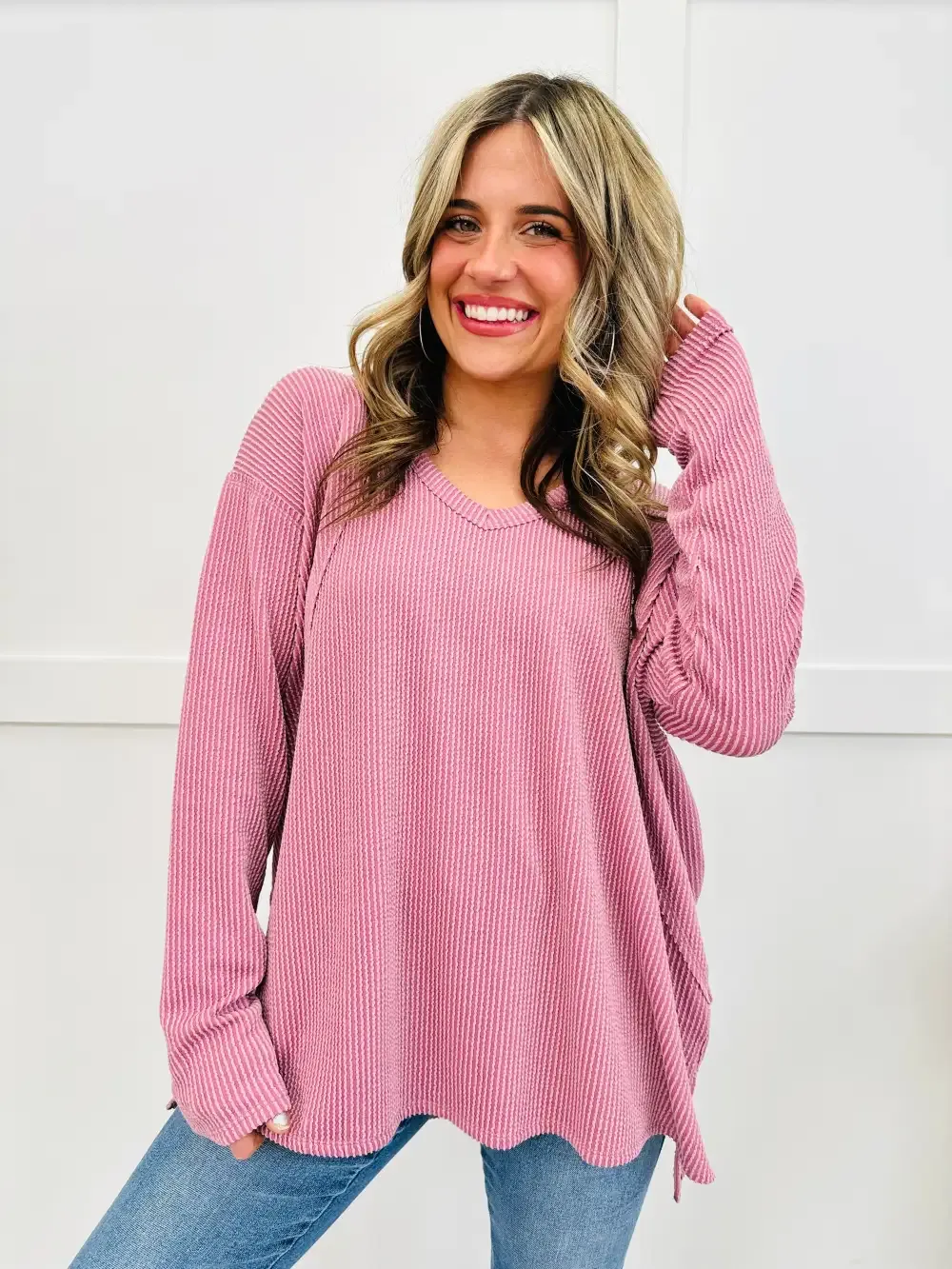 REG/CURVY Cozy and Corded Top - Multiple Colors!