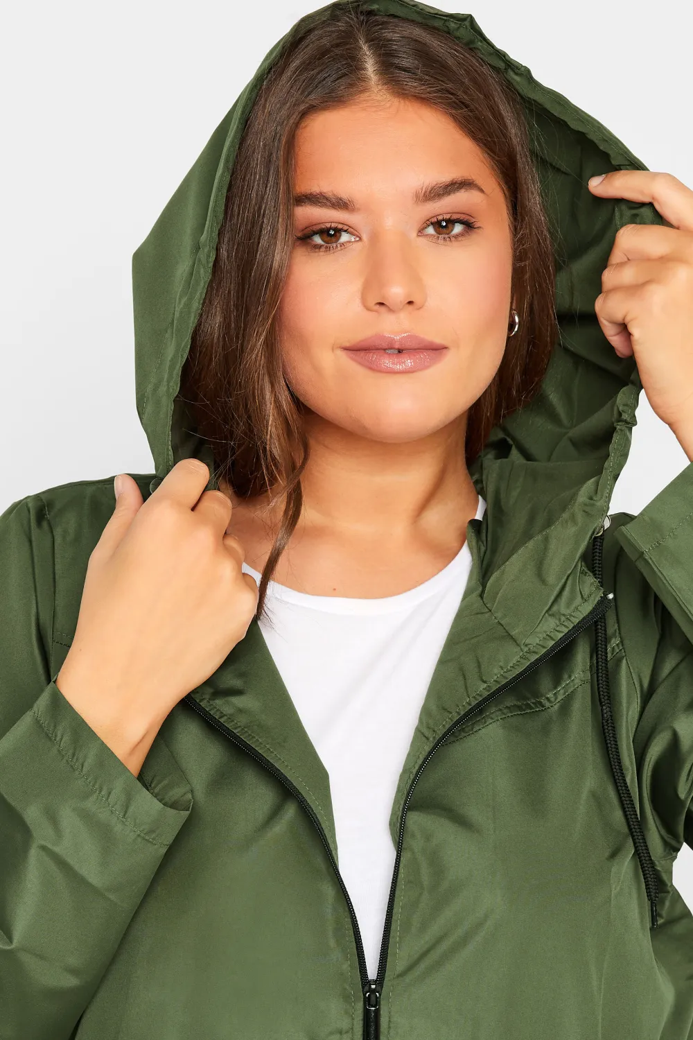 LTS Tall Khaki Green Pocket Parka