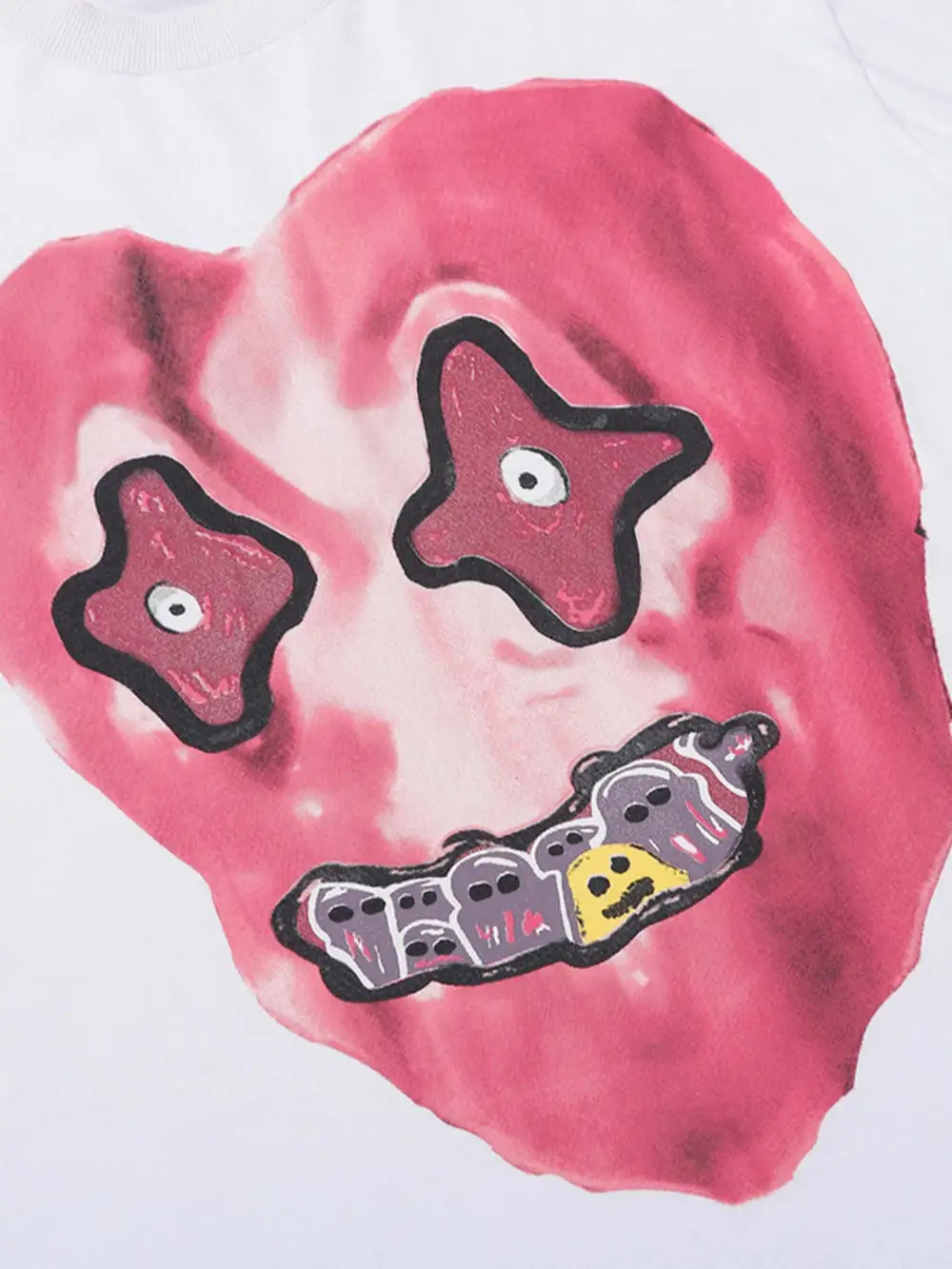 Fun Graphic Printed Oversized T-shirt - 2030