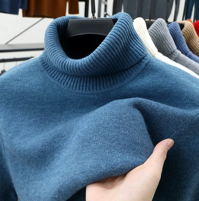 🔥Christmas Sale 50%🔥 - Men's Pullover Turtleneck Cashmere Sweater