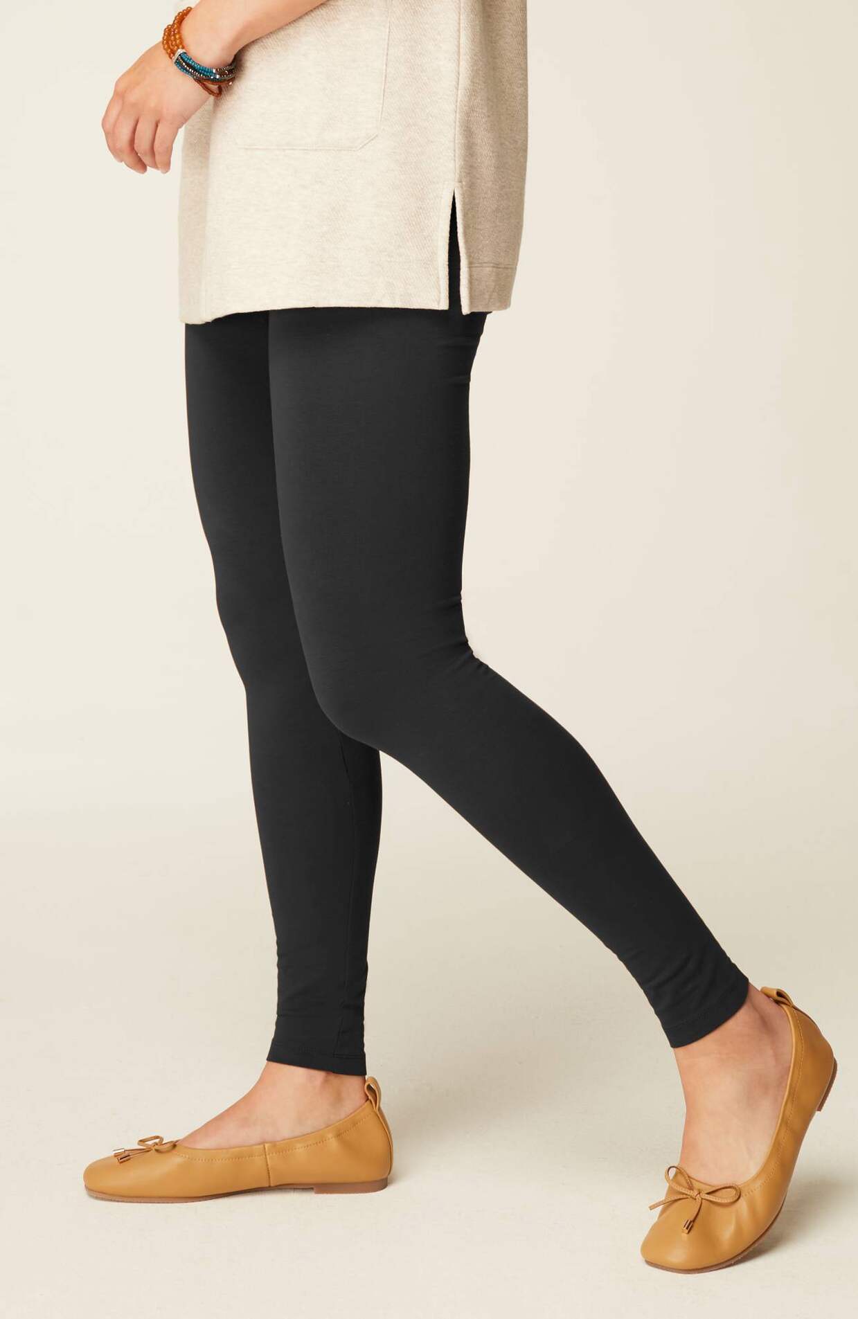 pima ankle-length leggings