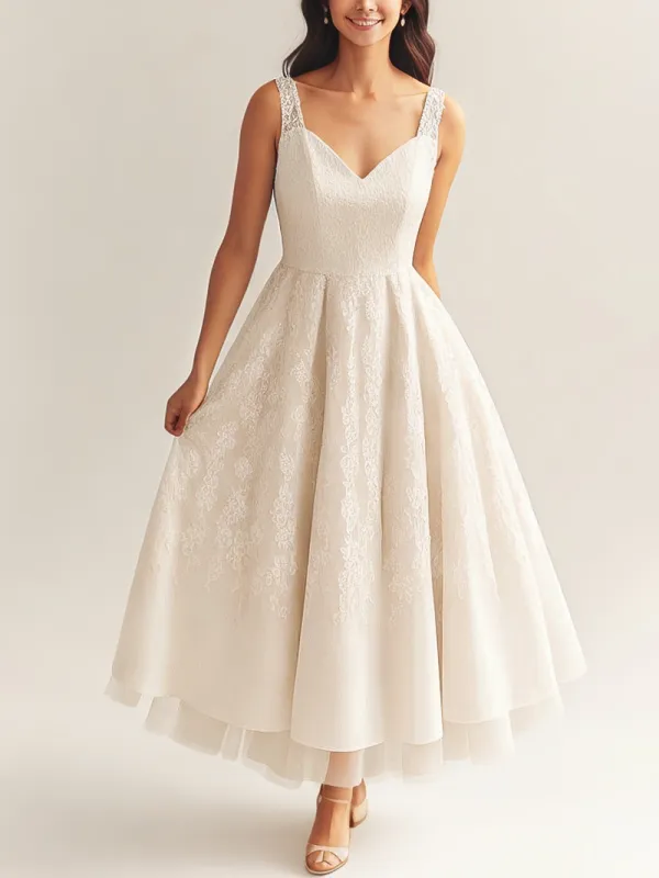 Hanging lace elegant long dress bridesmaid dress