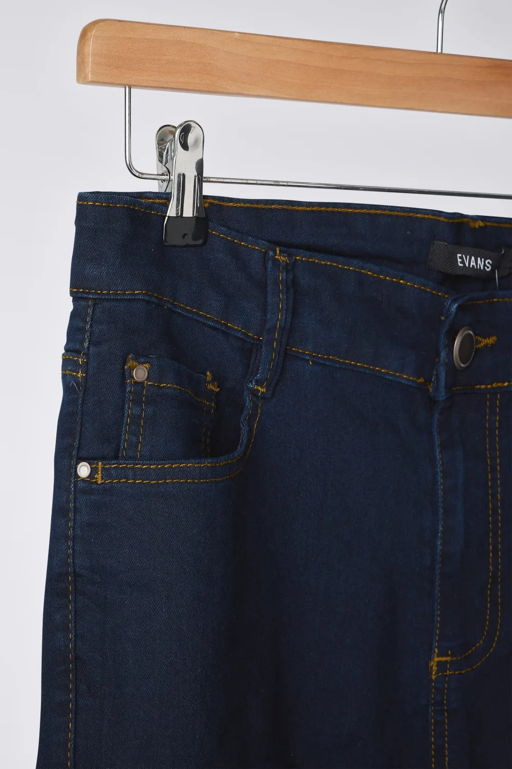 EVANS Curve Indigo Skinny Jeans