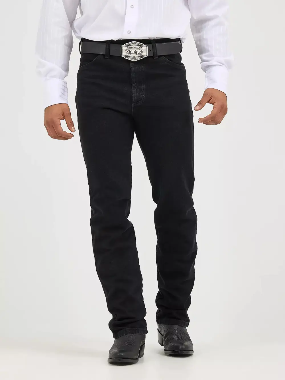 COWBOY CUT SILVER EDITION SLIM FIT JEAN IN BLACK