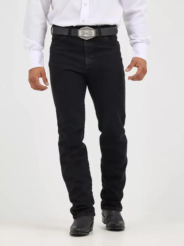 COWBOY CUT SILVER EDITION SLIM FIT JEAN IN BLACK