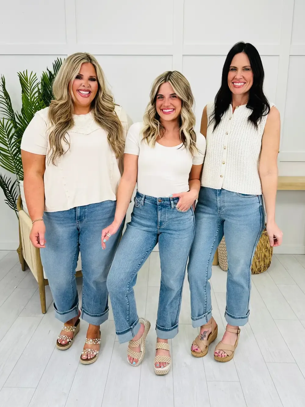 Judy Blue Don't Be Late Straight Leg Jeans