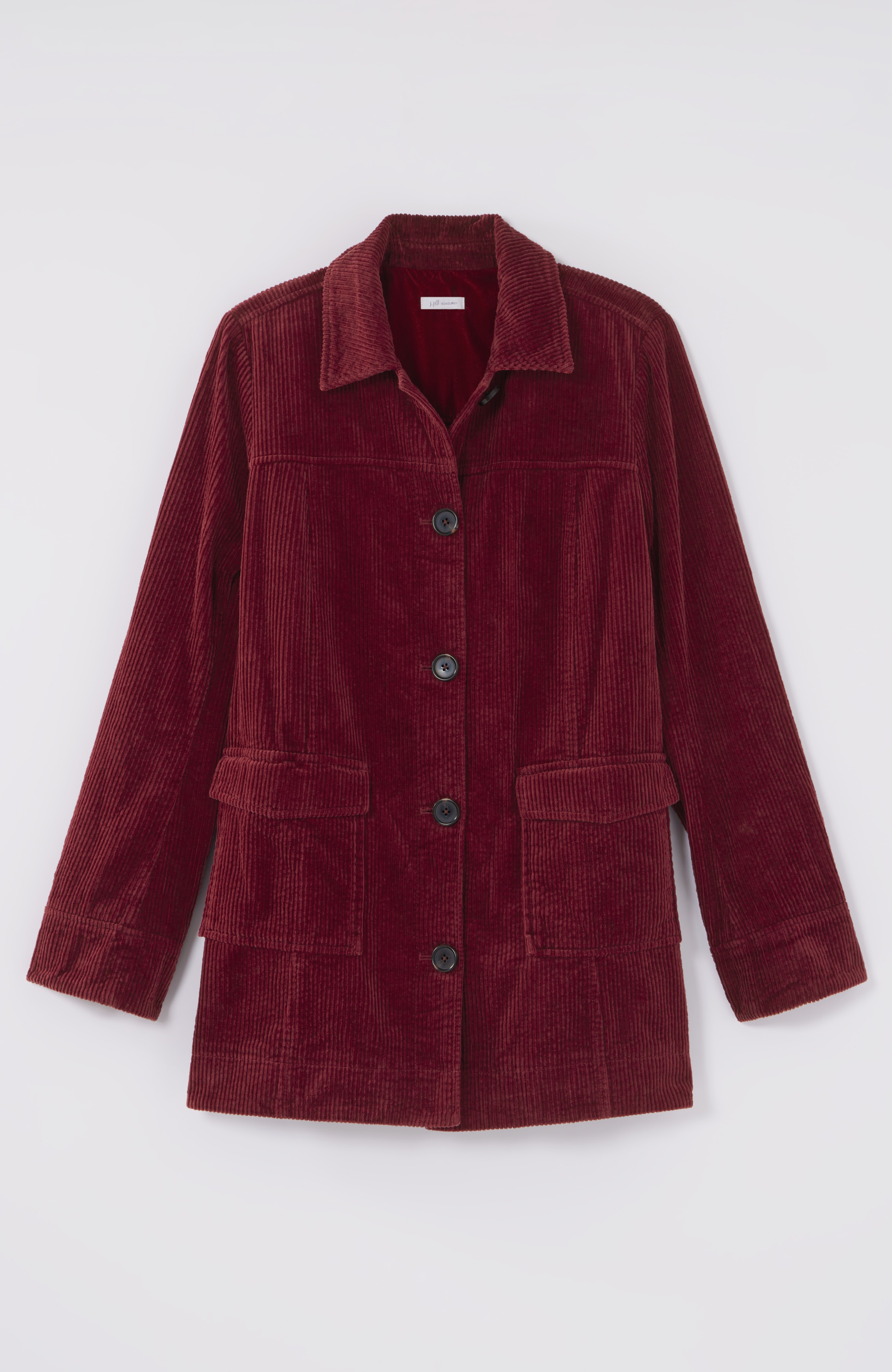 Tumbled-Cord Coat
