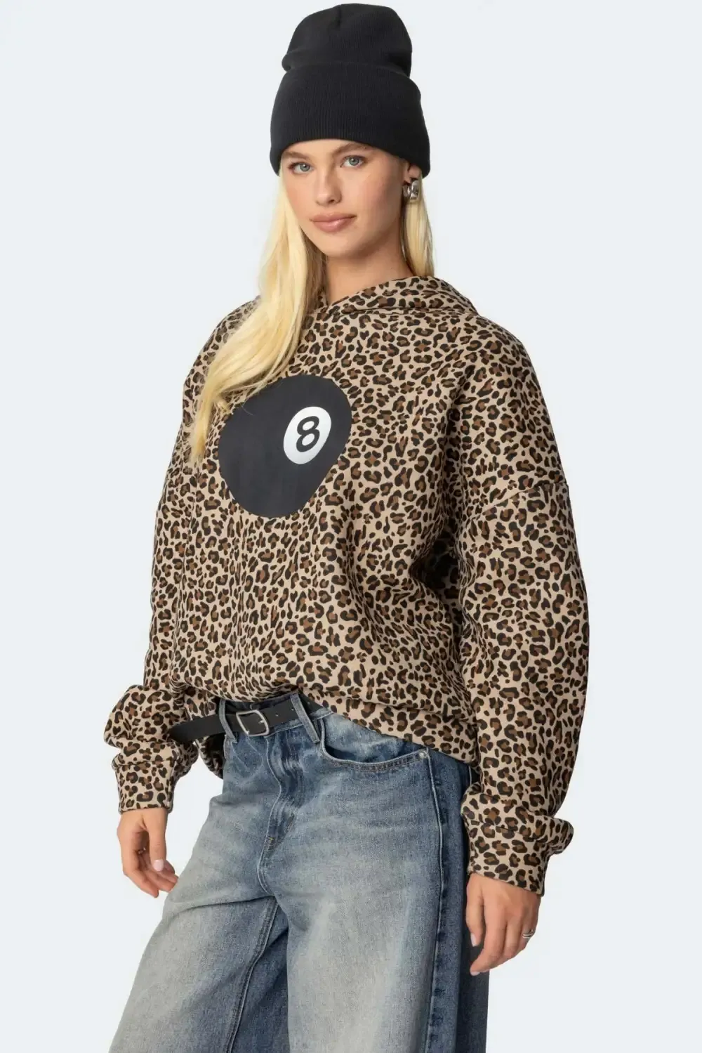 Leopard Magic 8 Oversized Hoodie