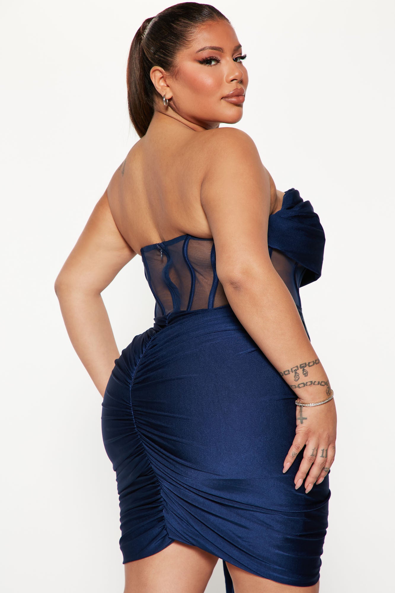 Always So Chic Mini Dress - Navy