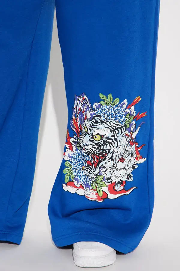 Tiger Lotus Ed Hardy Pant - CobaltBlue