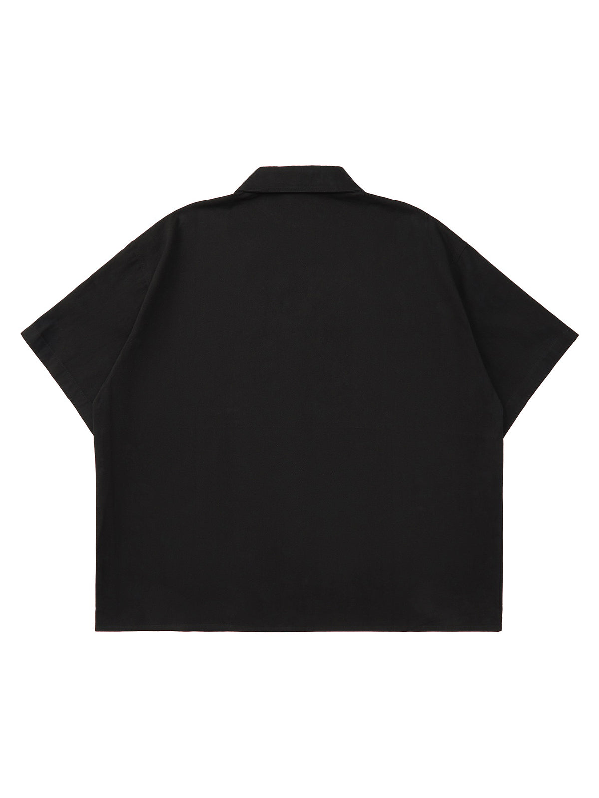 American Retro Letter Embroidered Shirt