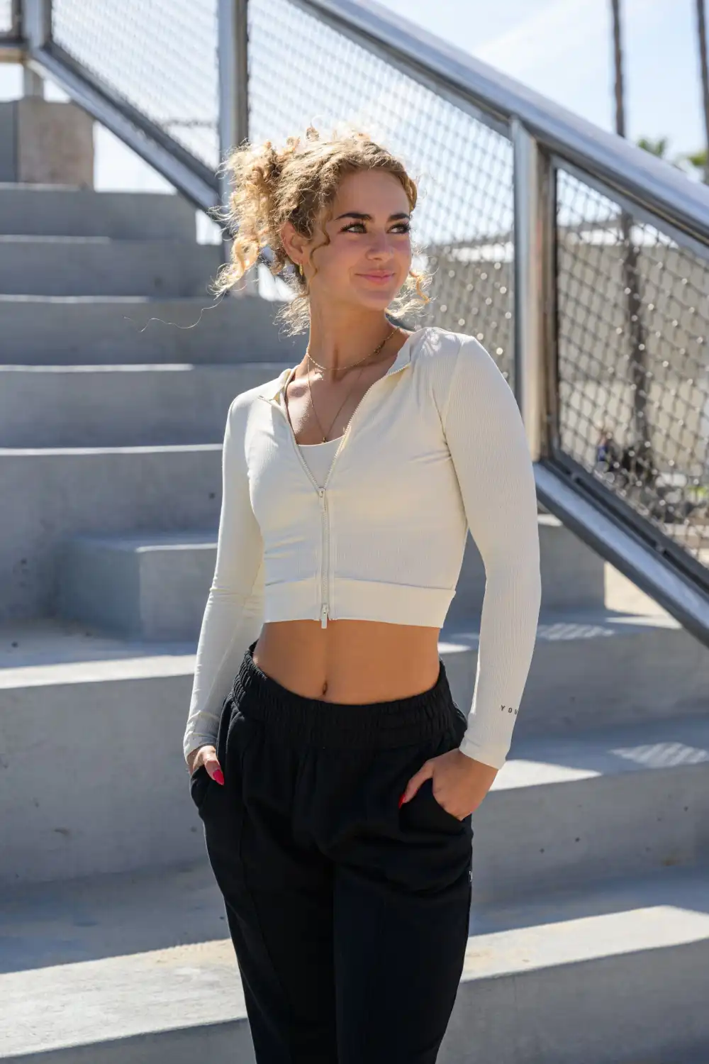 W418 Dual Zip Long sleeve