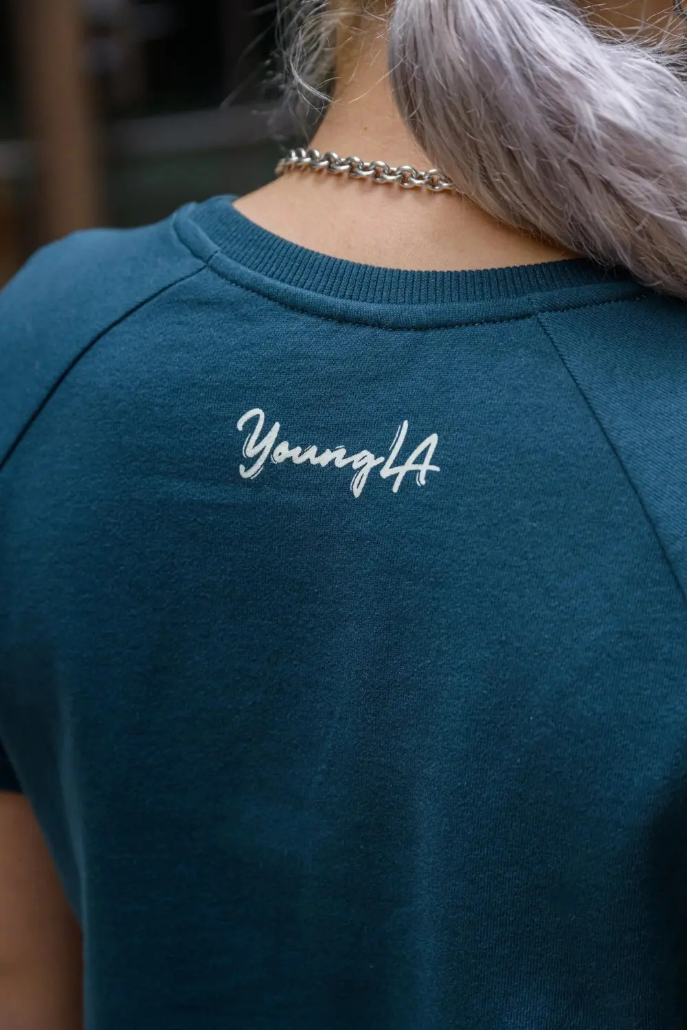 W411 Raglan Cropped Tee